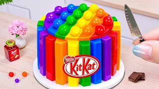 🌈 Rainbow Vibe Recipes 🌈 Kitkat Dairy Milk Rainbow Fondant Cake Ideas 💘