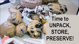 Unpacking & Storing Nigerian Food Ingredients from Nigeria | Baggage Allowance | Flo Chinyere