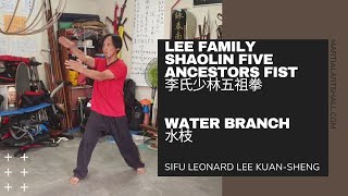 Lee Family Shaolin Five Ancestors Fist: Water Branch (李氏少林五祖拳：水枝)