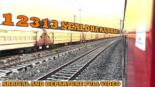 12313 Sealdah - New Delhi Rajdhani Express || ARRIVAL AND DEPARTURE VIDEO || VLOG AND RAILFAINING