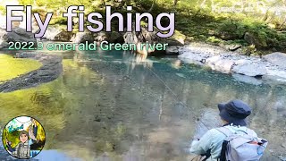 【Fly fishing】2022.9/蒼色に輝く渓/視聴者様と釣り上がる