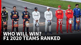 Who will win the season? - Top 5 F1 2020 Teams Ranked