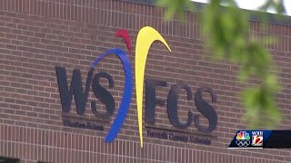 WXII follows WS/FCS Superintendent Tricia McManus during Parkland High School visit