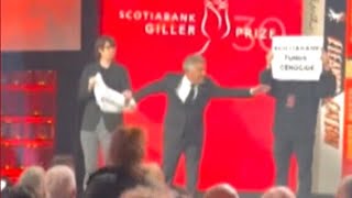 Protesters interrupt Scotiabank Giller Prize gala