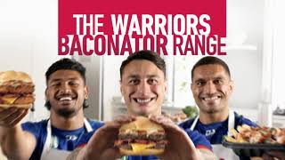 Wendy's New Warriors Baconator Range!