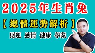 2025年生肖兔：属兔的人运势解析【财运、事业、感情、健康、学业】抢先早知道#生肖運勢 #事业 #感情 #偏财运 #财运 #健康 #婚姻 #人际关系 #钱  #财运 #2025年运势