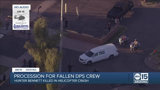 Procession for DPS trooper Hunter Bennett
