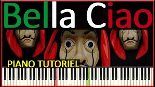 Bella Ciao (La casa de papel) La maison de papier / Partition Piano Tutoriel
