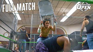 STEEL CAGE WARFARE: Ryan Clancy, Dezmond Cole, Miracle Generation vs. Big Business | Wrestling Open