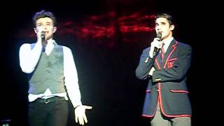 Klaine skit at the O2 Dublin July 3rd