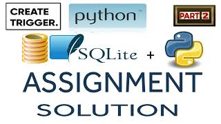 Create Trigger In SQLite And Assignment Solution With Practical, #coding #practical #clanguage #c++
