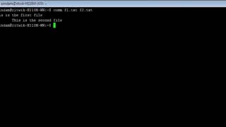 Linux - comm Command - w3resource