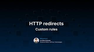 HTTP Redirects | Custom Rules