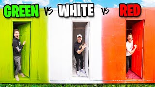 Tiny Houses Using Only ONE Color!