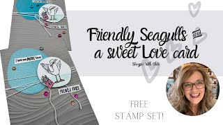 Friendly Seagulls Seaside Beach Card For Someone You Love Stampin Up