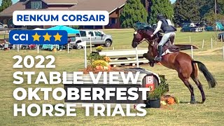 Renkum Corsair (CCI-S 3* | 2022 Stable View Oktoberfest Horse Trials)