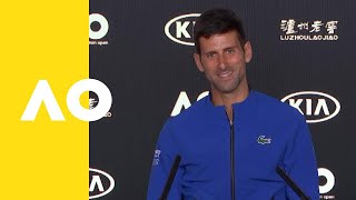 Novak Djokovic press conference (SF) | Australian Open 2019