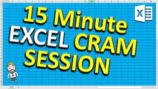 15 EXCEL Formulas in 15 Minutes - great for job interview preparation