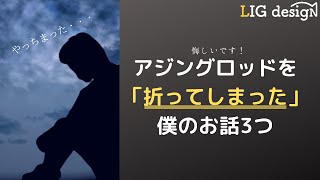 まじで落ち込む「アジングロッドが折れた」僕のエピソードを3つお話します