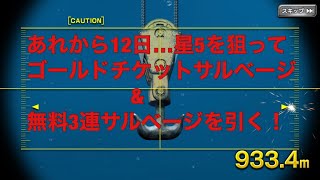 【蒼焔の艦隊】あれから12日…ゴールドチケットサルベージと無料3連サルベージで星5を狙う！