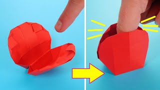 Moving paper origami - Dangerous Shell. How to make a moving paper toy. DIY a paper antistress toy.