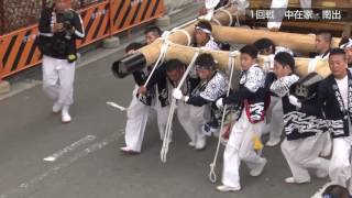 1回戦 中在家vs南出　「貴布禰神社夏季大祭尼崎だんじり祭」