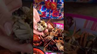 ក្តាមស្រែអាំង ជាតិណាស់ Boiled rice crab #cookingchannel