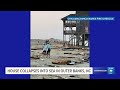 house collapses into sea in outer banks north carolina after hurricane ernesto