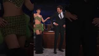 DUA LIPA on Jimmy Fallon - The Tonight Show | Doing the dance, talking Service 95