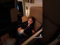 Reverse Seats 💺🤪 Etihad Airways Business Class ✈️ 🇦🇪 #TravelVlog #Travel #EtihadAirways