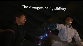 The Avengers acting like siblings for 6 minutes