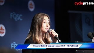 Simone Boilard, objectifs pour 2019    REPORTAGE