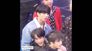 The one Jin hyung hugged was so happy 😭😭