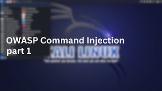 Vulnerable Web Application | Command Execution part 1