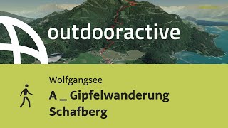 túra in Wolfgangsee: A _ Gipfelwanderung Schafberg