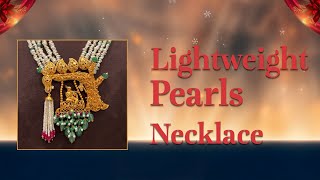 Lightweight pearls long necklace | Lightweight Rani haram with pearls | Pearls long necklace