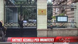 Shtyhet këshilli për imunitetet Doshi nuk vjen - News, Lajme - Vizion Plus