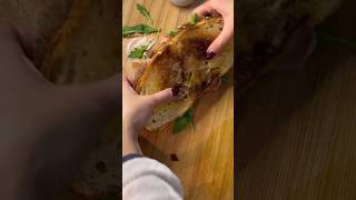 Making a grilled cheese sandwich using ONLY cheese (no bread) #shorts #sandwich