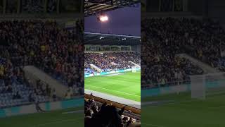 Oxford fans vs Wigan