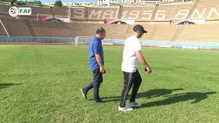 BELMADI VISTE LE STADE 19 MAI DE ANNABA