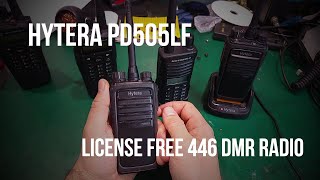 Hytera PD505LF DMR (TDMA) 446MHz license free digital hand held radio