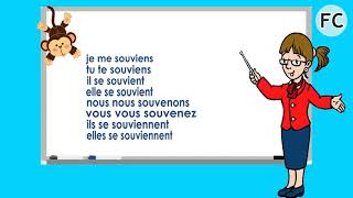 Le Verbe Se Souvenir au Présent - To Remember - French Conjugation