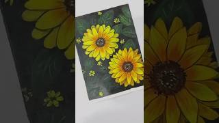 Sunflower Painting #shorts #youtubeshorts #art  #creativeart