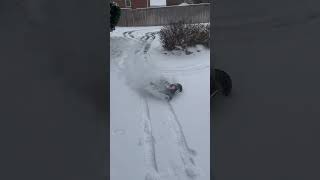 Traxxas Maxx On Proline 3.8’s In The Snow