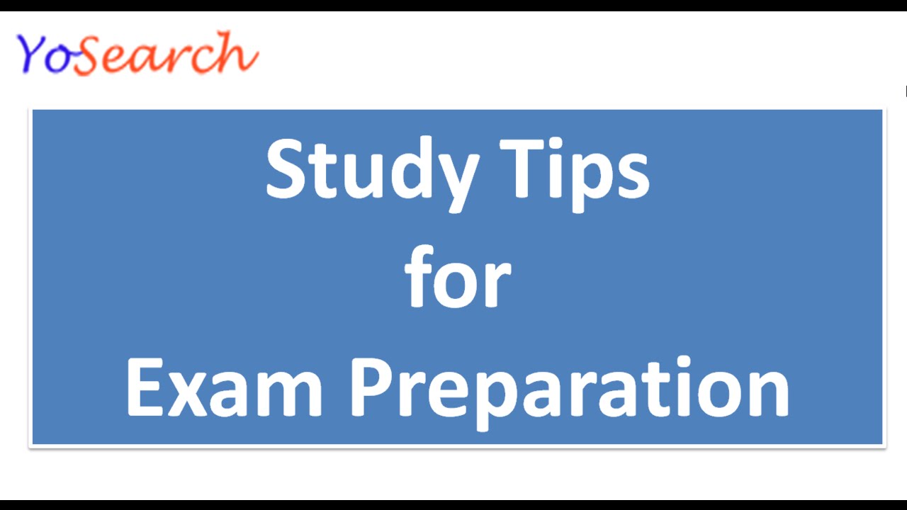 Study Tips For Exam Preparation, Tips For Study, Tips For Students ...