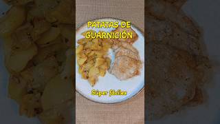 LA MEJOR FORMA DE PREPARAR PATATAS con poco aceite #recetas #comida #food  #recetasfaciles #shorts