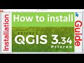 QGIS installation: How to install QGIS 3.34 PRIZREN