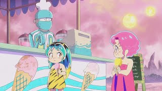 Little Lum cheats little Ran about ice cream!!!  ^_^  \