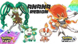 Complete Fakedex - Anana Fakemon Region (Gen 9 Pokemon Past and Future)