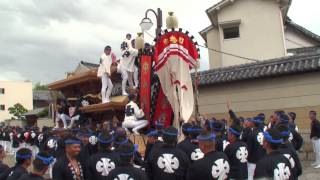 平成24年　中町  宮入り(D)　 岸和田だんじり祭り　本宮